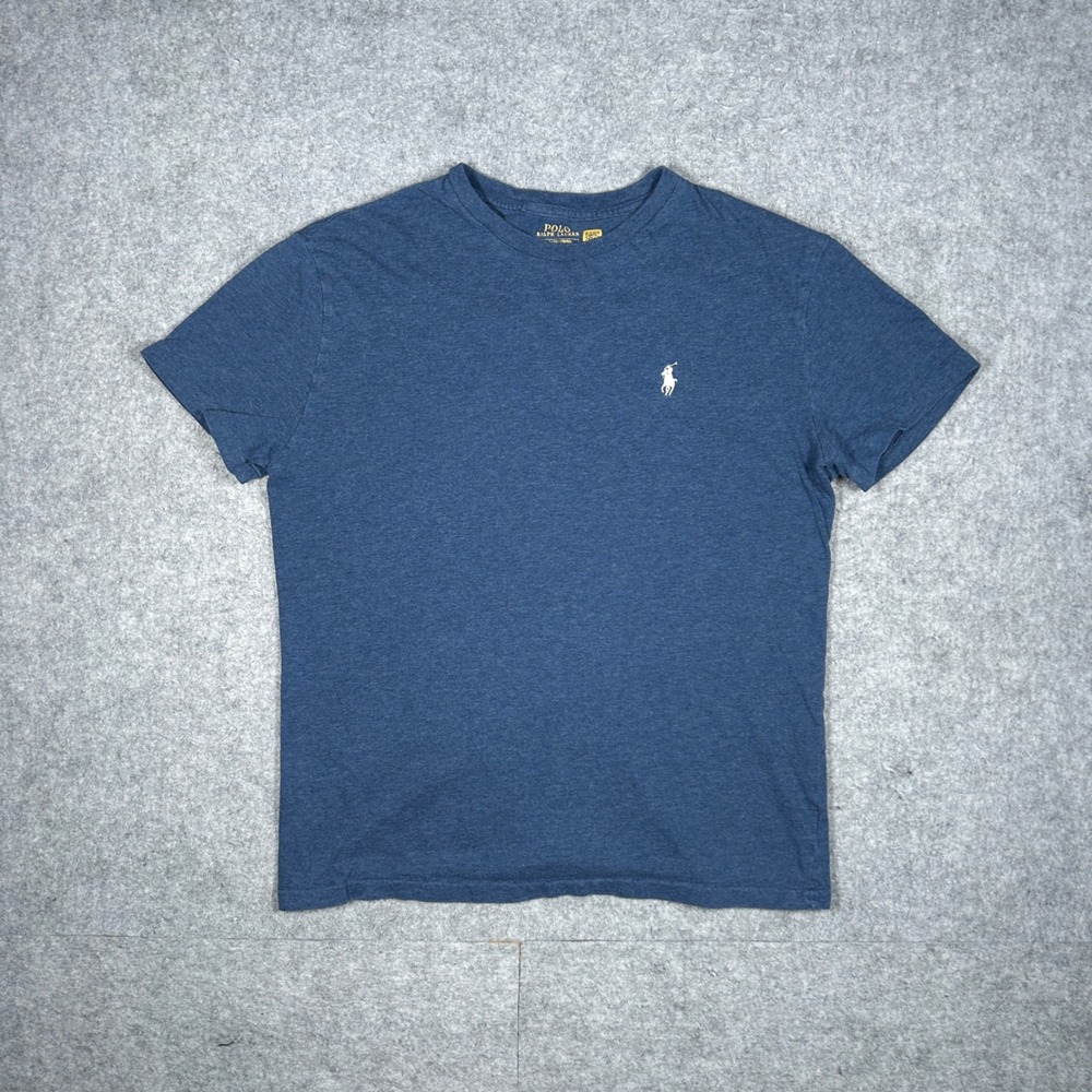 Polo Ralph Lauren T Shirt Mens Small Blue Classic Fit Pony Logo Casual Preppy